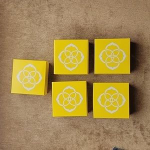 Lot of 5 Kendra Scott Jewelry Boxes